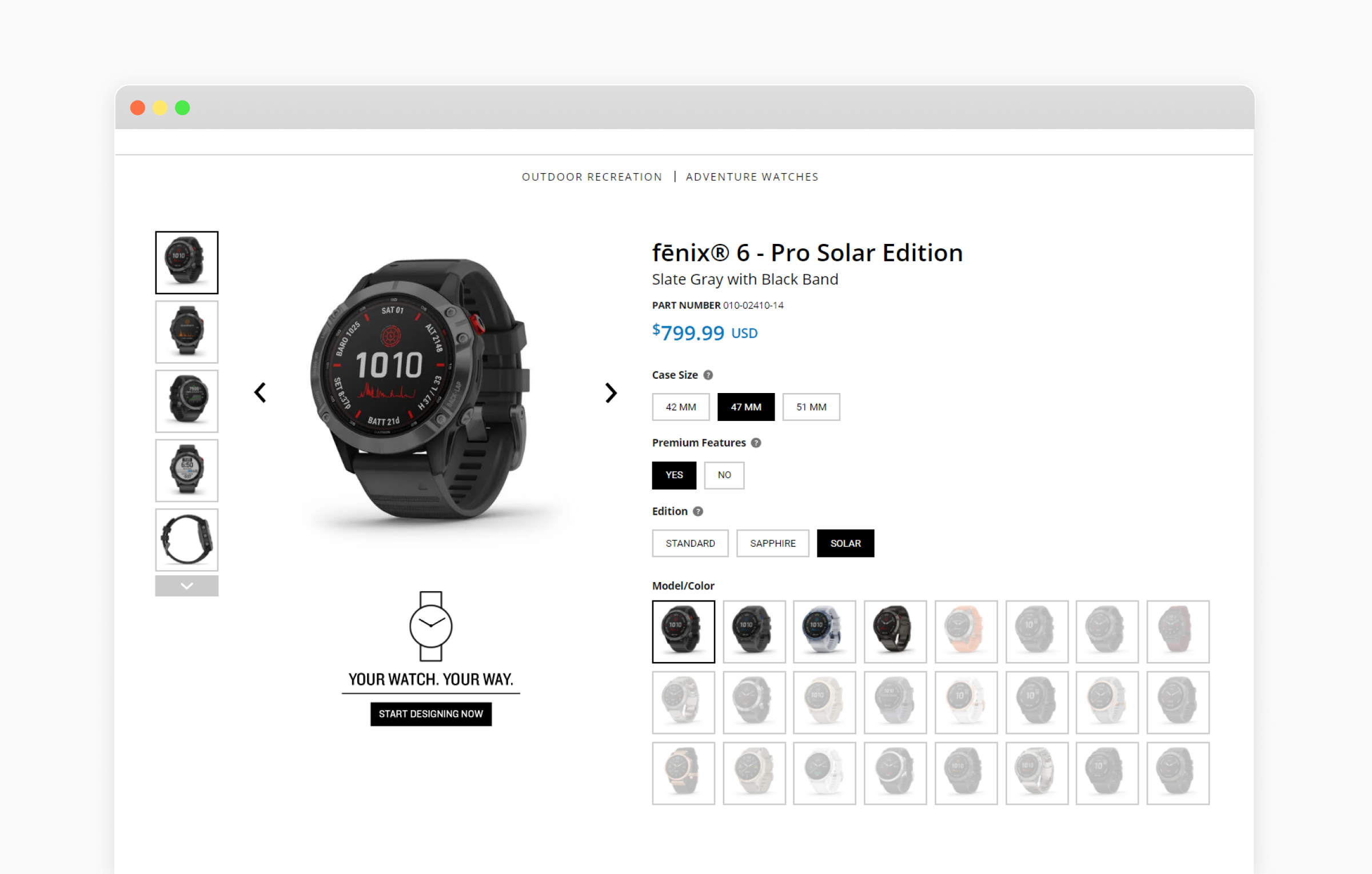 ecommerce product listing page design