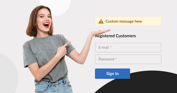 How to Add Text to Login Page in Magento 2 | Mageworx Blog